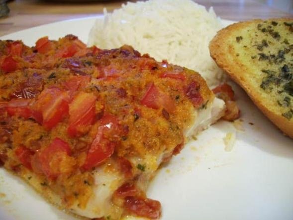 Seezunge mit Tomatenkruste