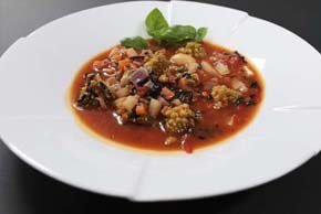 Minestrone mit Koriander