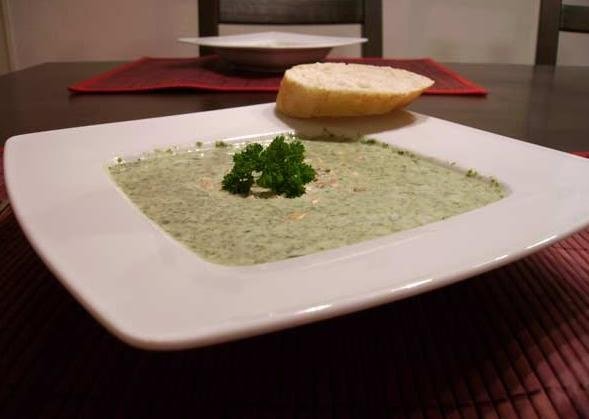 Spinatcremesuppe