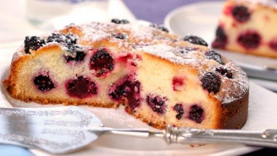 Brombeerkuchen