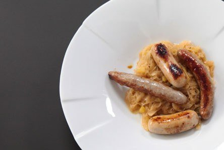 Sauerkraut und Linsen mit Cipollata