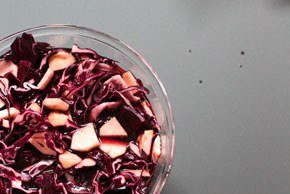 Marinierter Rotkohl