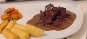 Rinderfilet mit Schoko-Balsamico-Sauce