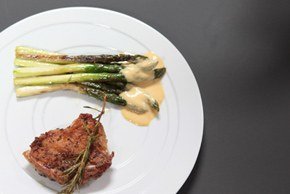 Pouletschenkel mit Spargel