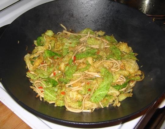 Wirsinggemüse asiatisch