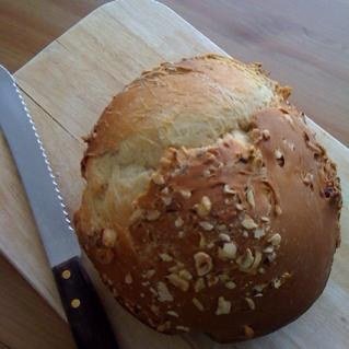 Haselnussbrot für den Brotbackautomat