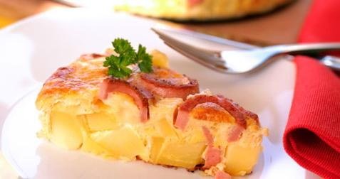 Leberkäs-Kartoffeltorte