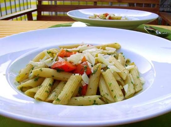 Penne Rigate mit Paprika