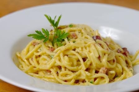 Spaghetti Carbonara light