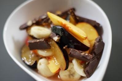 Fruchtsalat im Ingwer-Vanille-Sud