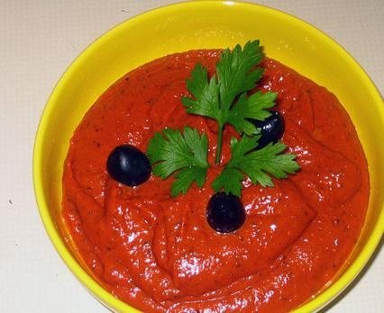 Mediterranes Tomaten - Oliven - Püree