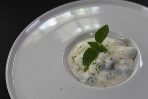 Joghurt mit Blaubeeren