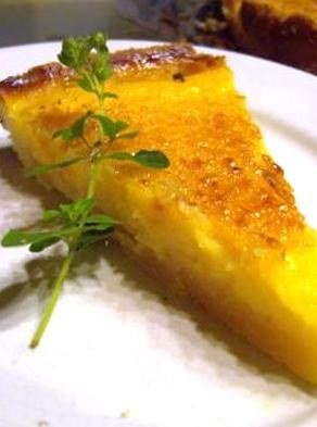 Karamellisierte Zitronen - Creme - Brulee - Tarte
