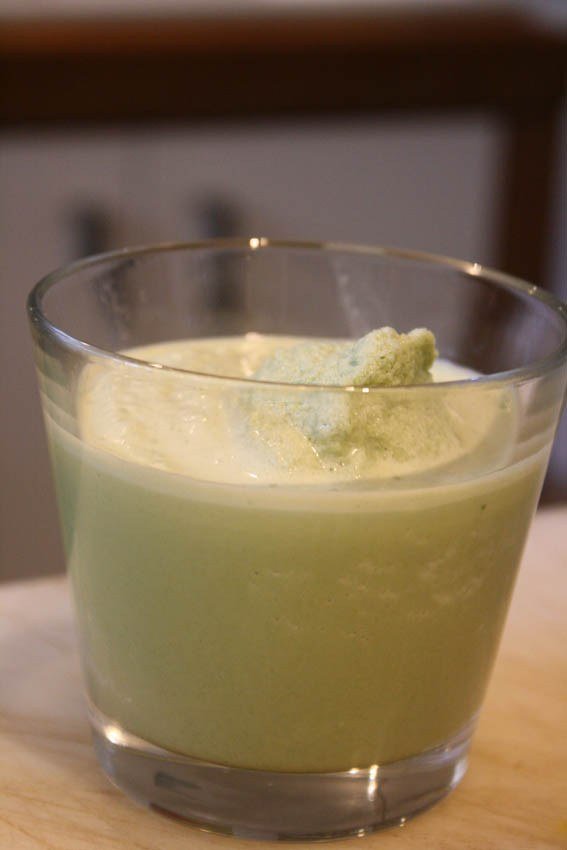 Iced green Tea Latte