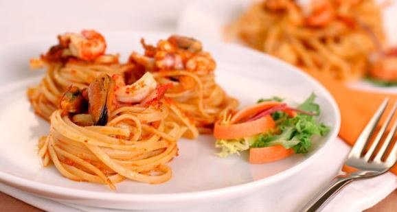 Pasta mit Meeresfrüchten