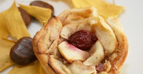 Apfel-Kirsch-Vanille-Zimt-Küchlein