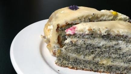 Marzipan-Mohn-Torte