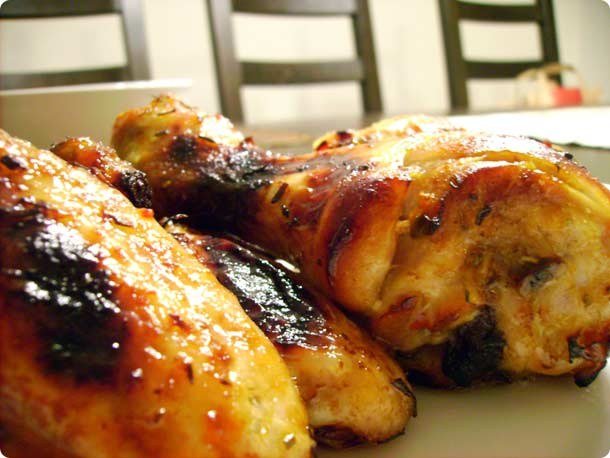BBQ Hähnchenschenkel