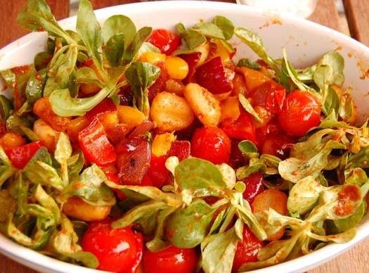 Gnocchi-Gemüse-Salat