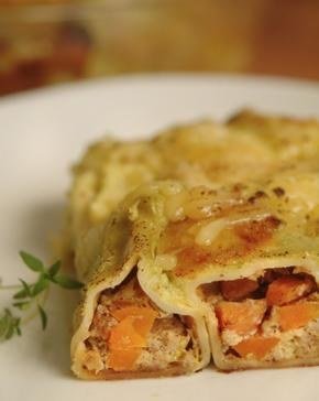 Cannelloni mit Brokkolibechamel