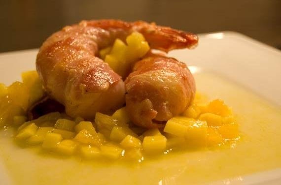 Orangen-Mango-Vinaigrette