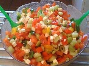 einfacher Hirtensalat