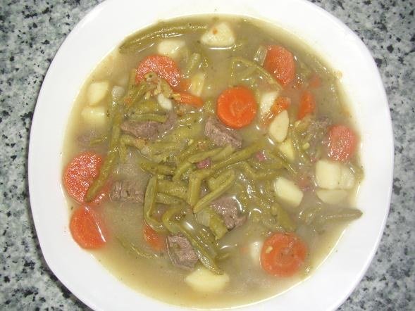 Grüner Bohnen Eintopf